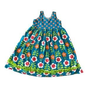 Corky’s Kids Girls Sleeveless Floral Dress – Size 7